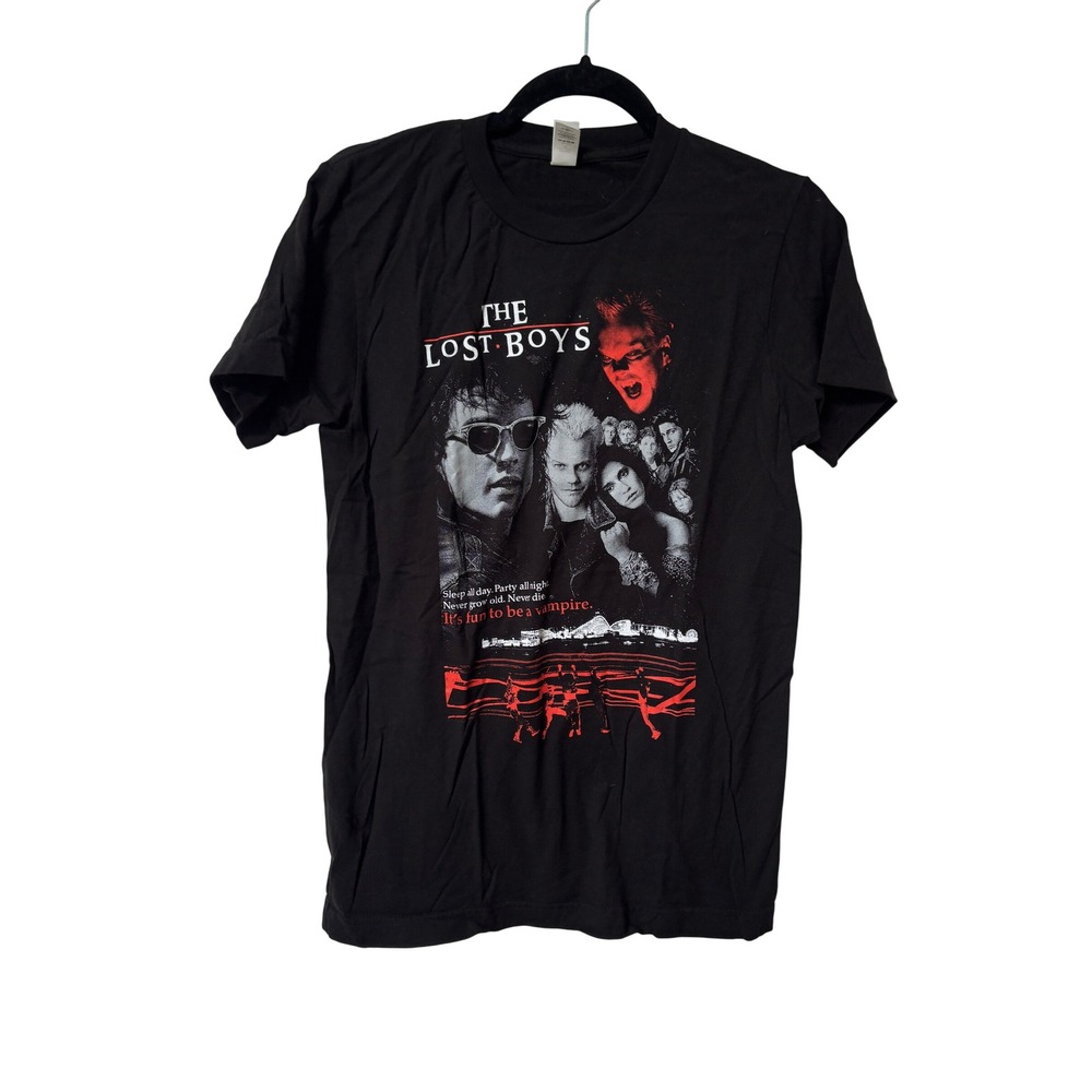 Graveyard Goods The Lost Boys Graphic T-Shirt Black Small 80s Horror Movie Tee